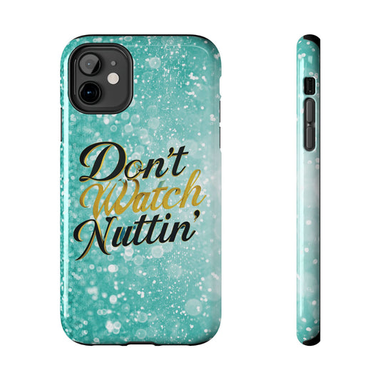 Unbothered Phone Case-Aqua