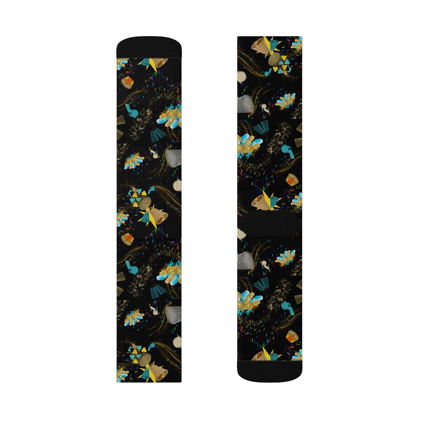 Junkanoo Socks-Black