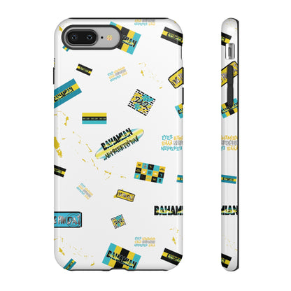 Bahamian Stamps White Phone case