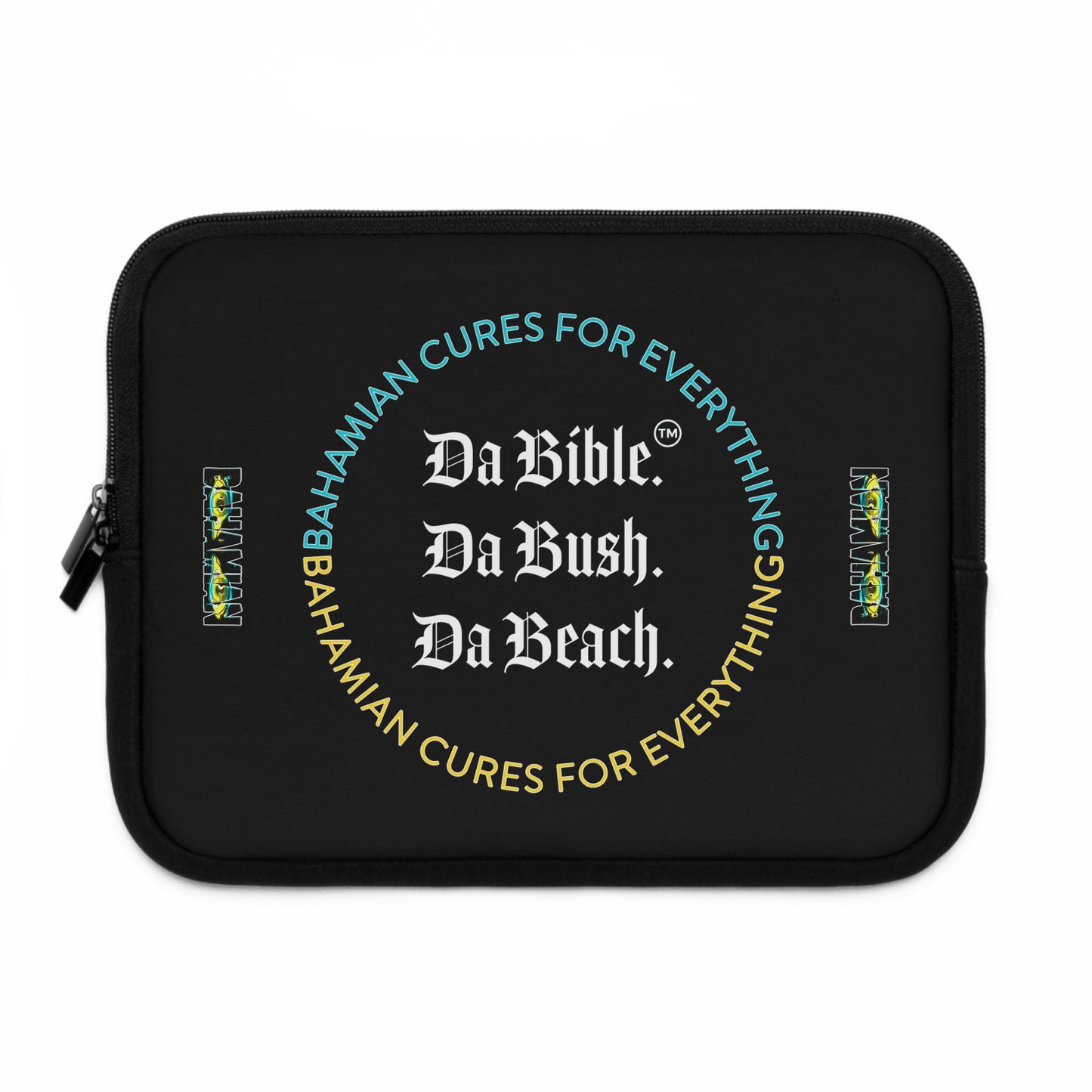 The Bahamian Cures Black Laptop Sleeve