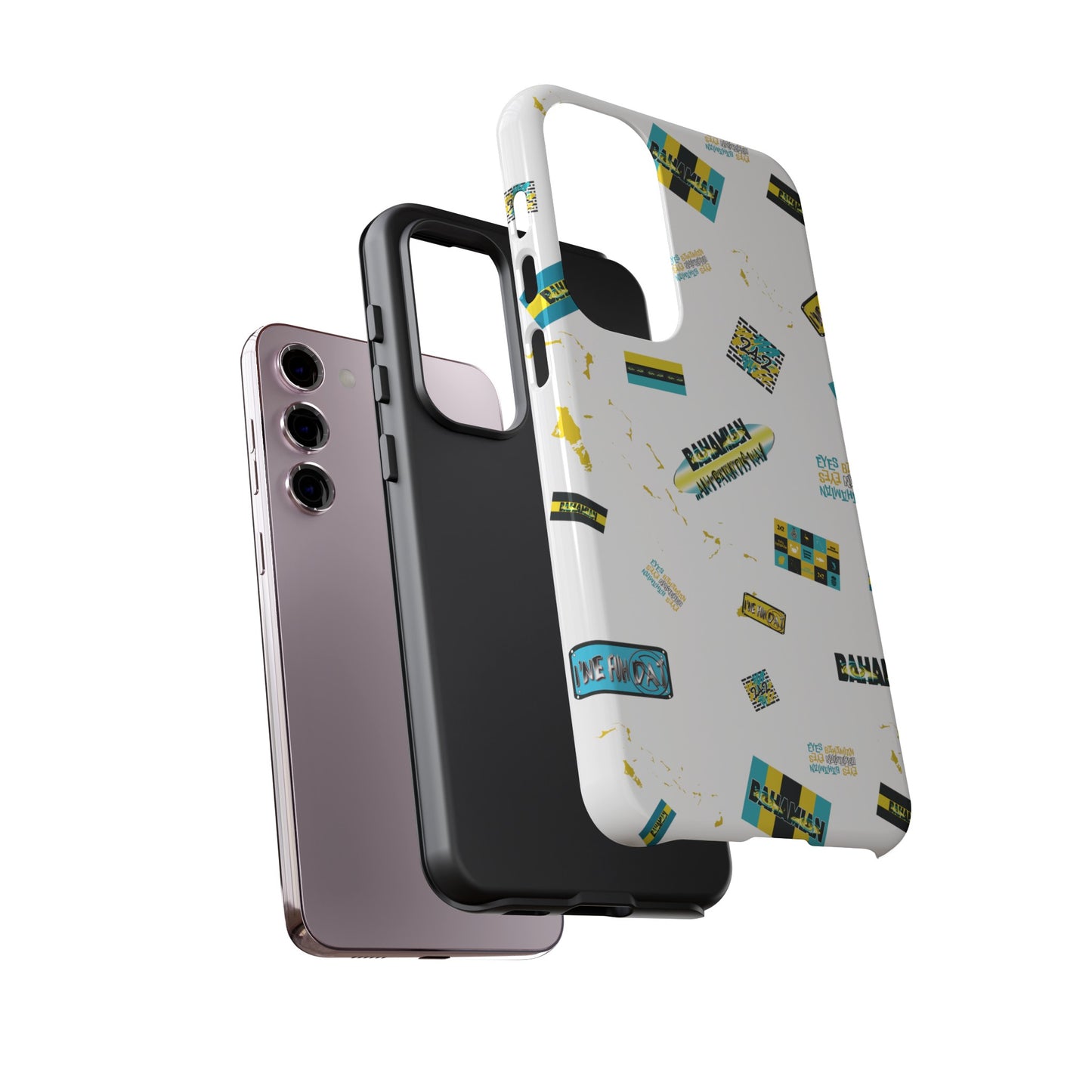 Bahamian Stamps White Phone case