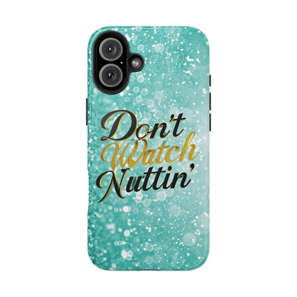 Unbothered Phone Case-Aqua