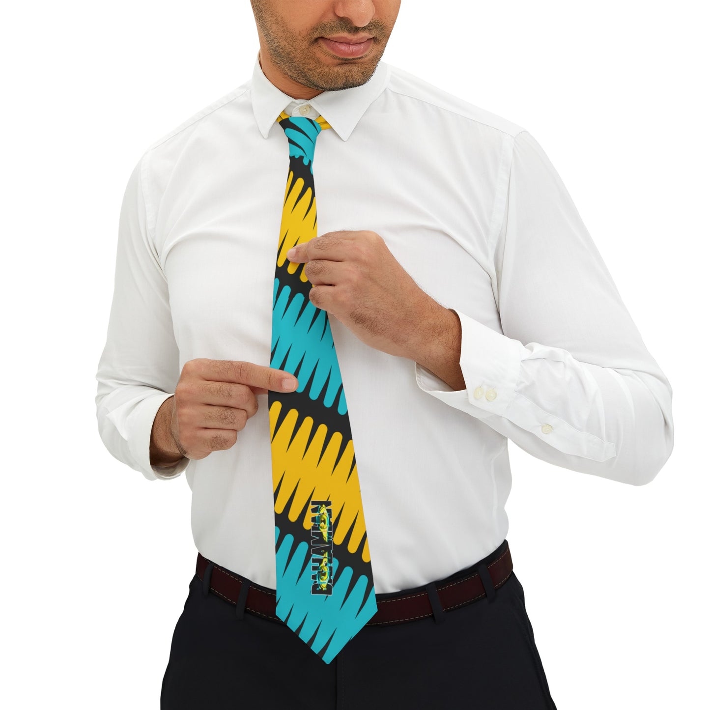 Men's Striped Bahamian Necktie