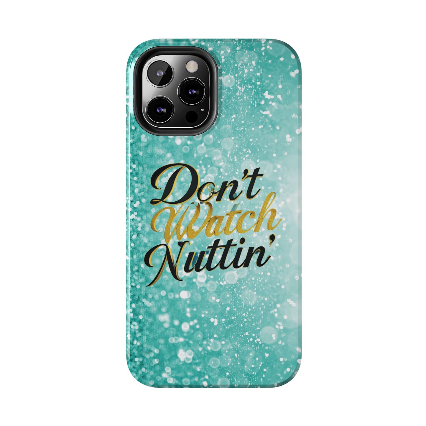 Unbothered Phone Case-Aqua