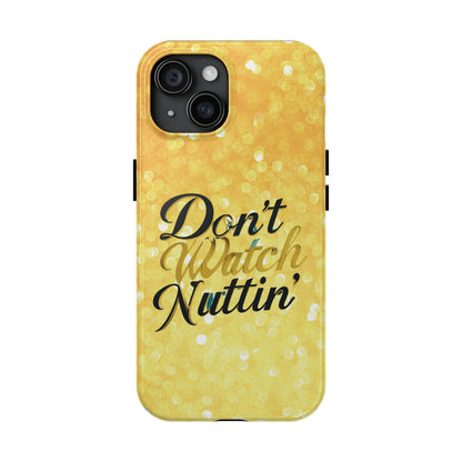 Unbothered Phone Case-Gold