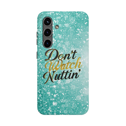 Unbothered Phone Case-Aqua