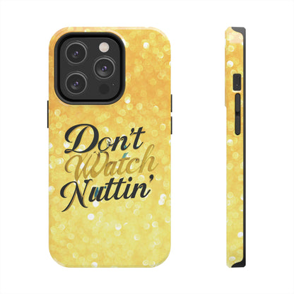 Unbothered Phone Case-Gold