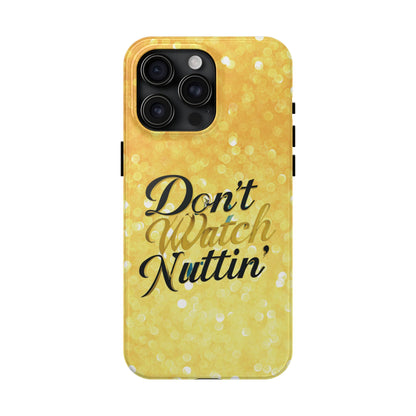 Unbothered Phone Case-Gold