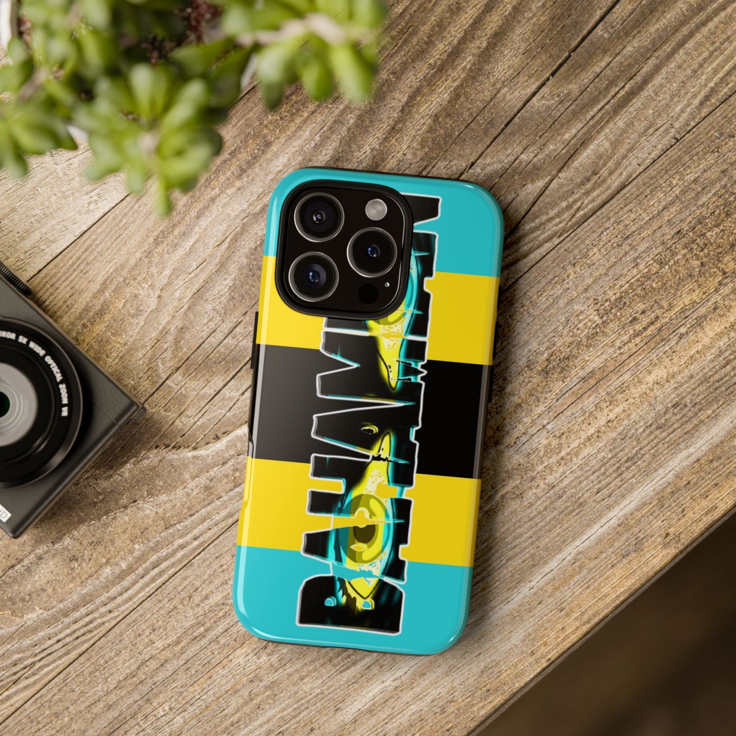 Striped Logo Phone Case