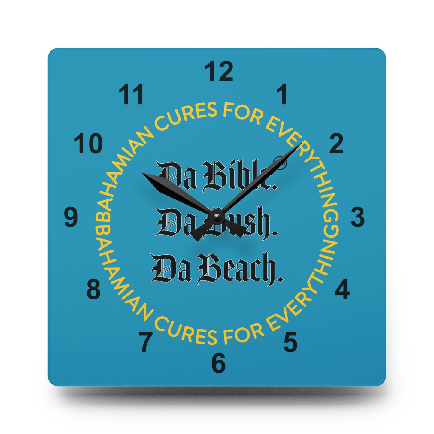 The Bahamian Cures Wall Clock