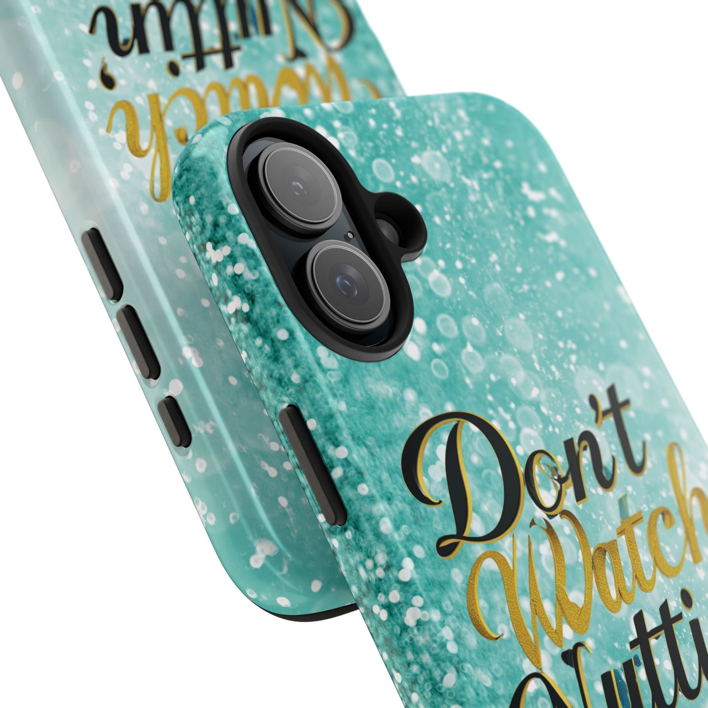 Unbothered Phone Case-Aqua