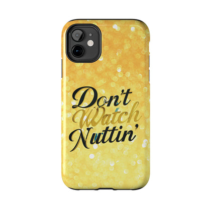 Unbothered Phone Case-Gold