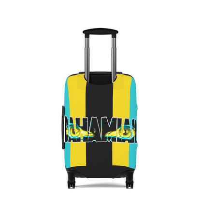 Eyes Bahamian Striped Luggage Cover