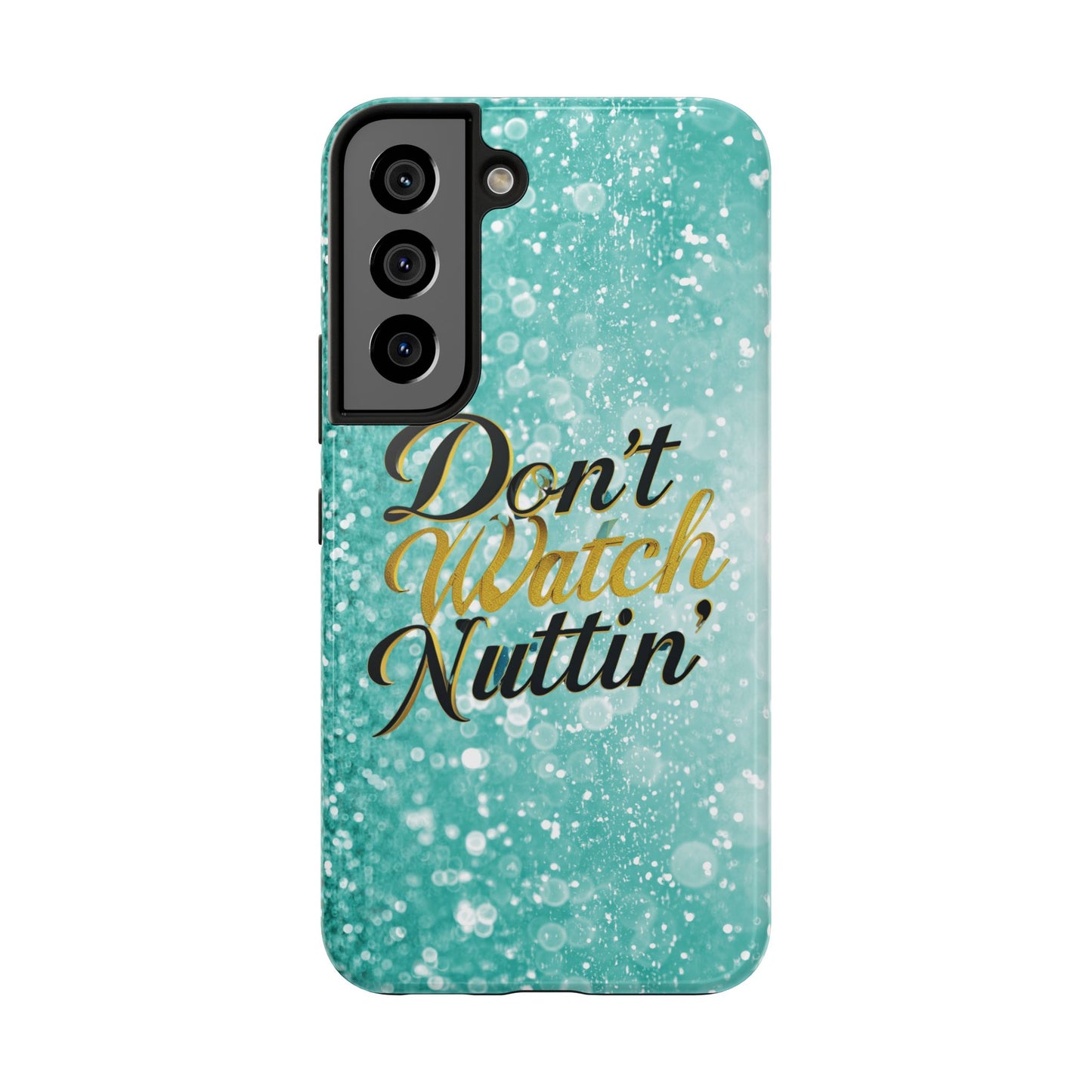 Unbothered Phone Case-Aqua