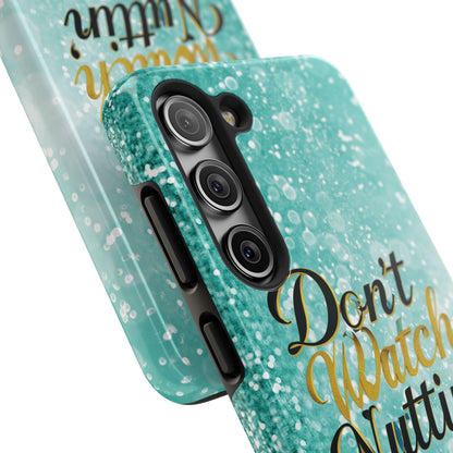 Unbothered Phone Case-Aqua