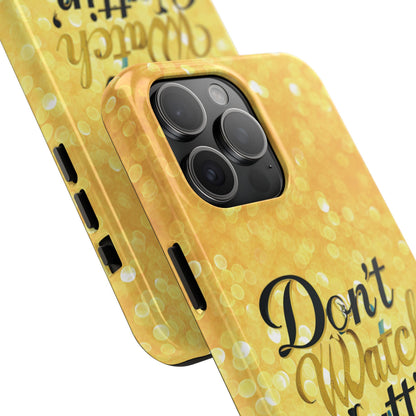 Unbothered Phone Case-Gold