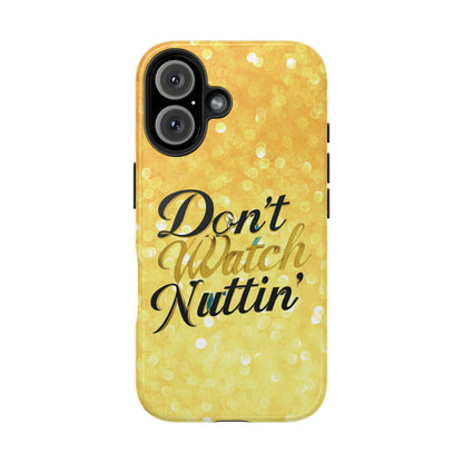 Unbothered Phone Case-Gold