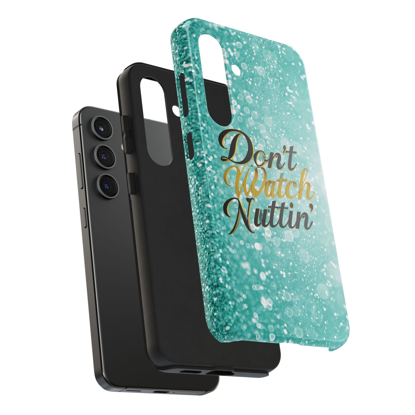 Unbothered Phone Case-Aqua