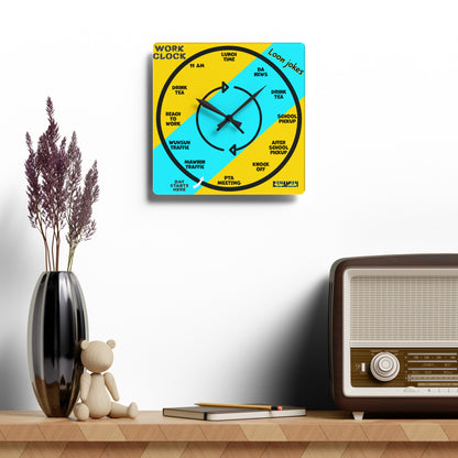 Funny Wall Clock-Work Edition
