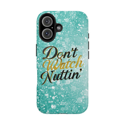 Unbothered Phone Case-Aqua