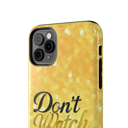 Unbothered Phone Case-Gold