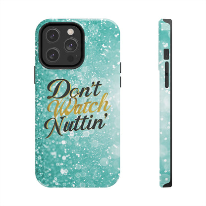 Unbothered Phone Case-Aqua
