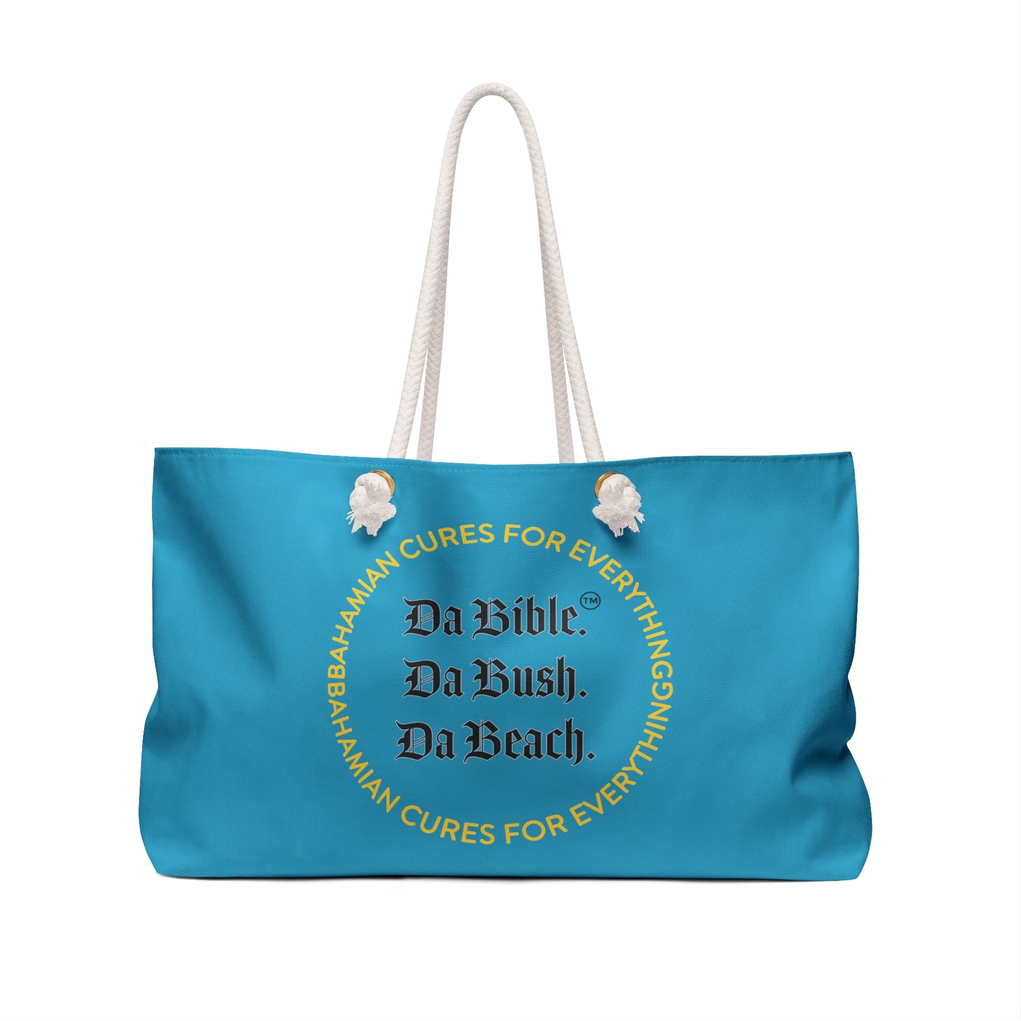 Bahamian Cures Aqua Weekender Bag