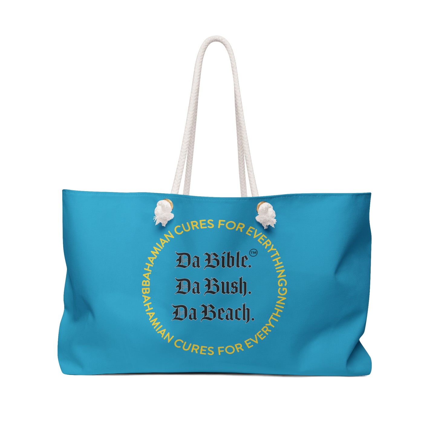 Bahamian Cures Aqua Weekender Bag