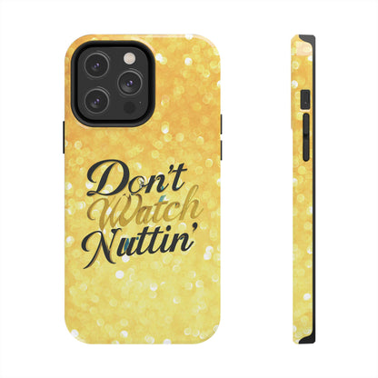 Unbothered Phone Case-Gold
