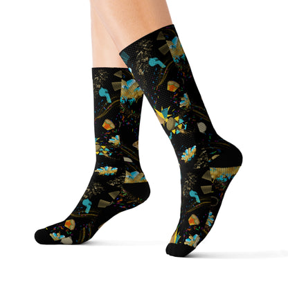 Junkanoo Socks-Black