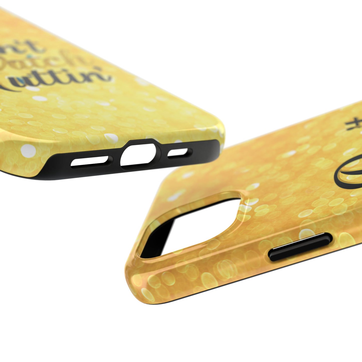 Unbothered Phone Case-Gold