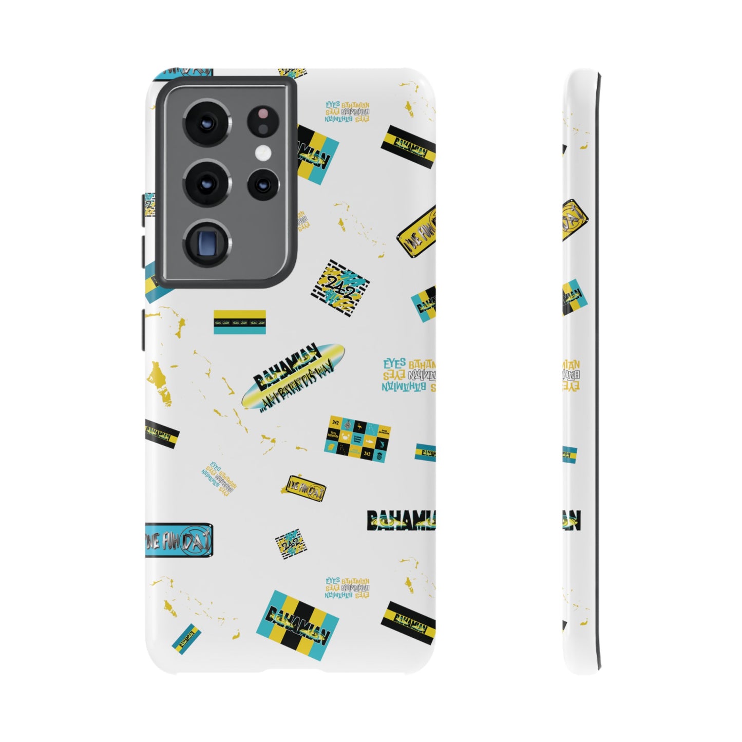 Bahamian Stamps White Phone case