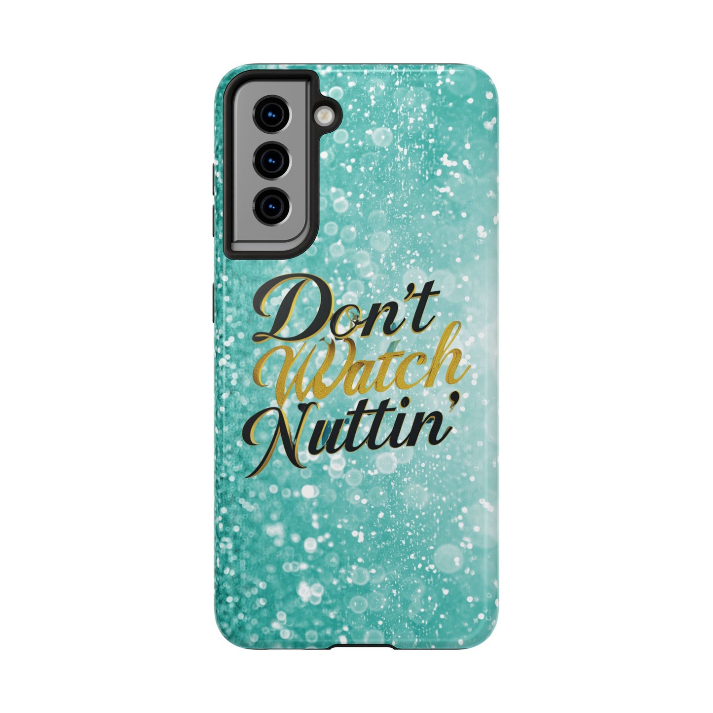 Unbothered Phone Case-Aqua