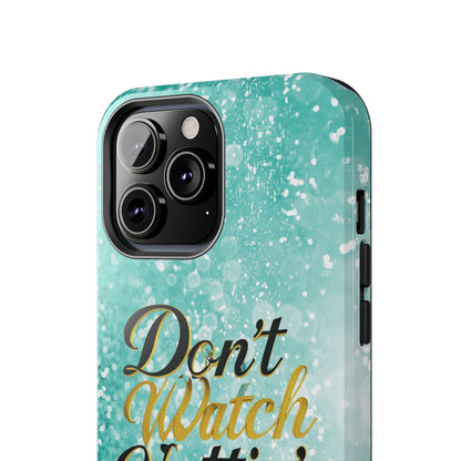 Unbothered Phone Case-Aqua