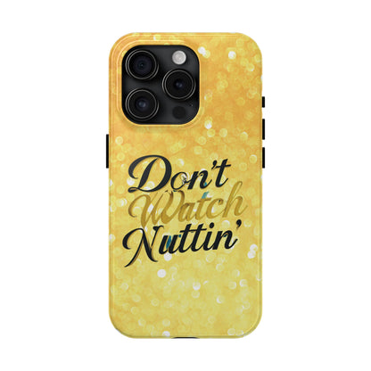 Unbothered Phone Case-Gold