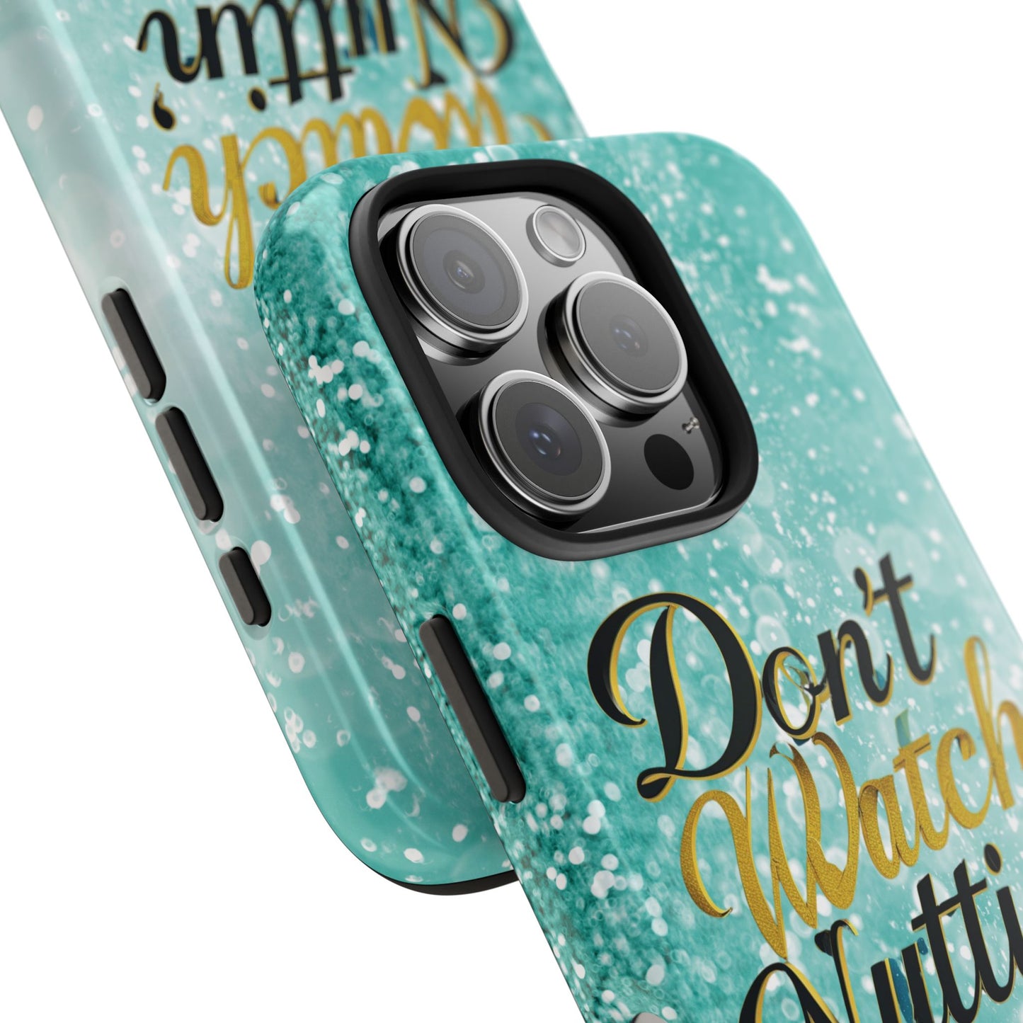 Unbothered Phone Case-Aqua