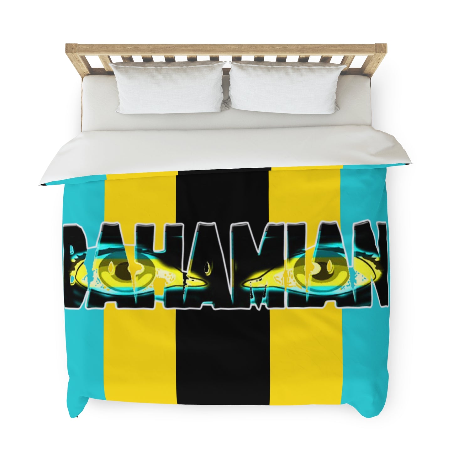 Eyes Bahamian Duvet Cover - Striped