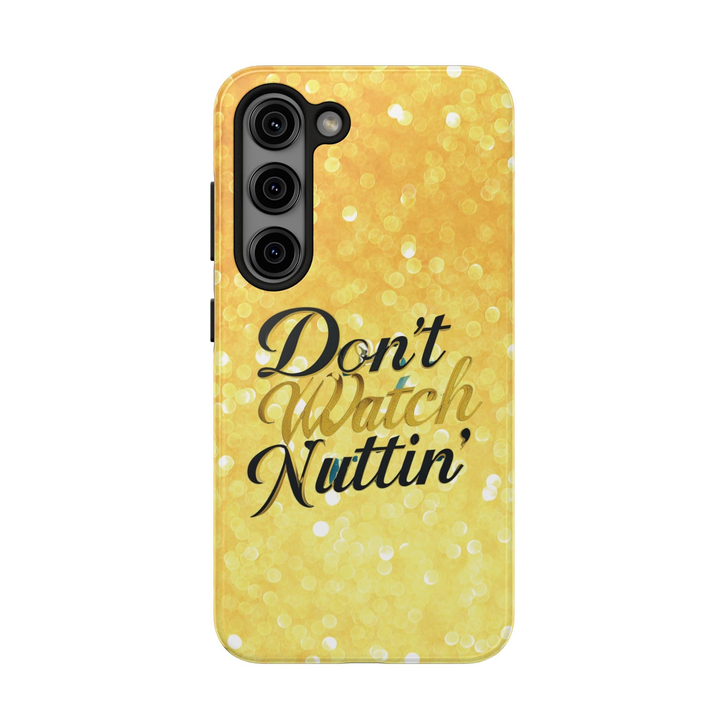 Unbothered Phone Case-Gold