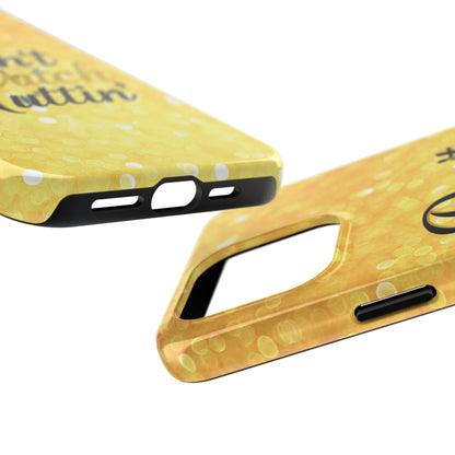 Unbothered Phone Case-Gold