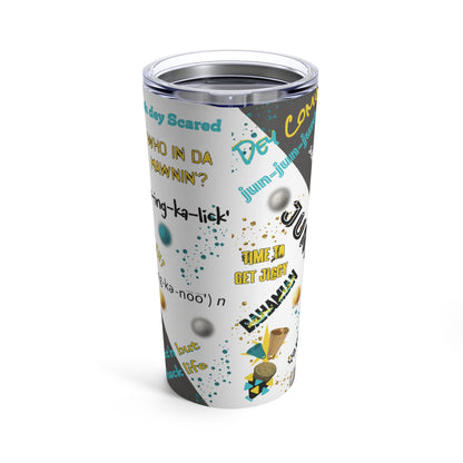 Junkanoo Tumbler-white