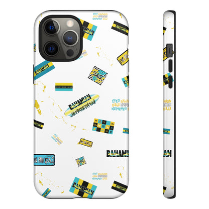 Bahamian Stamps White Phone case