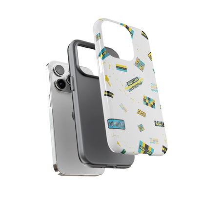 Bahamian Stamps White Phone case