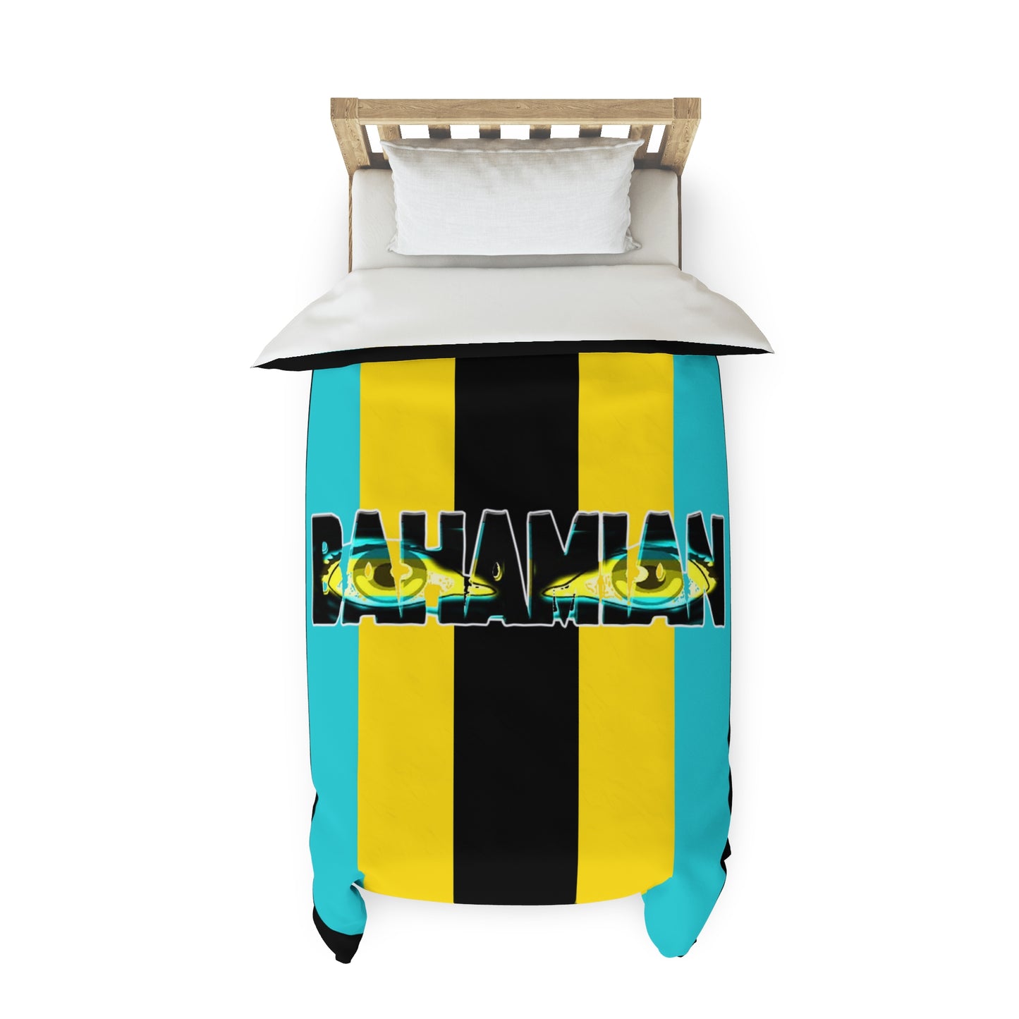 Eyes Bahamian Duvet Cover - Striped