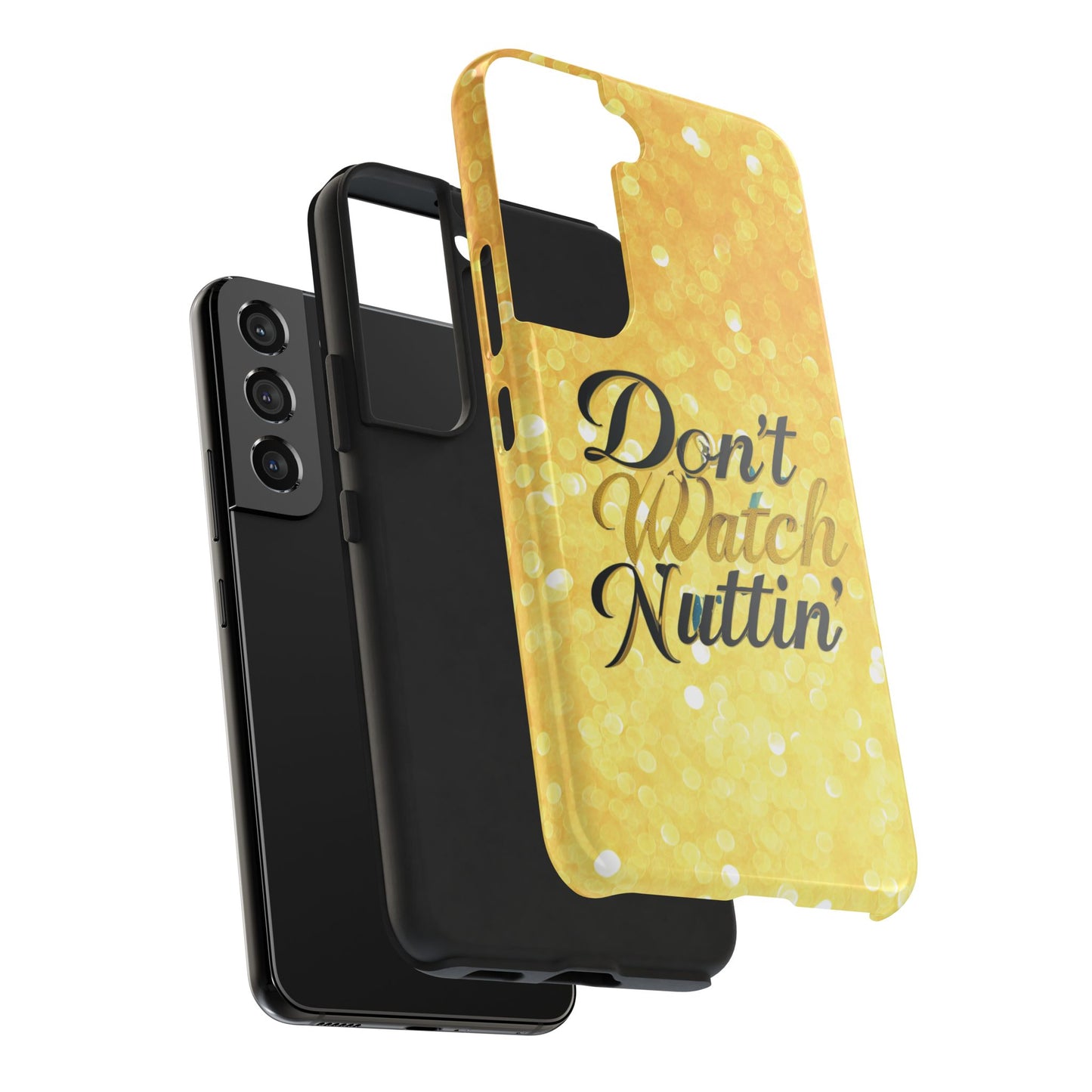 Unbothered Phone Case-Gold