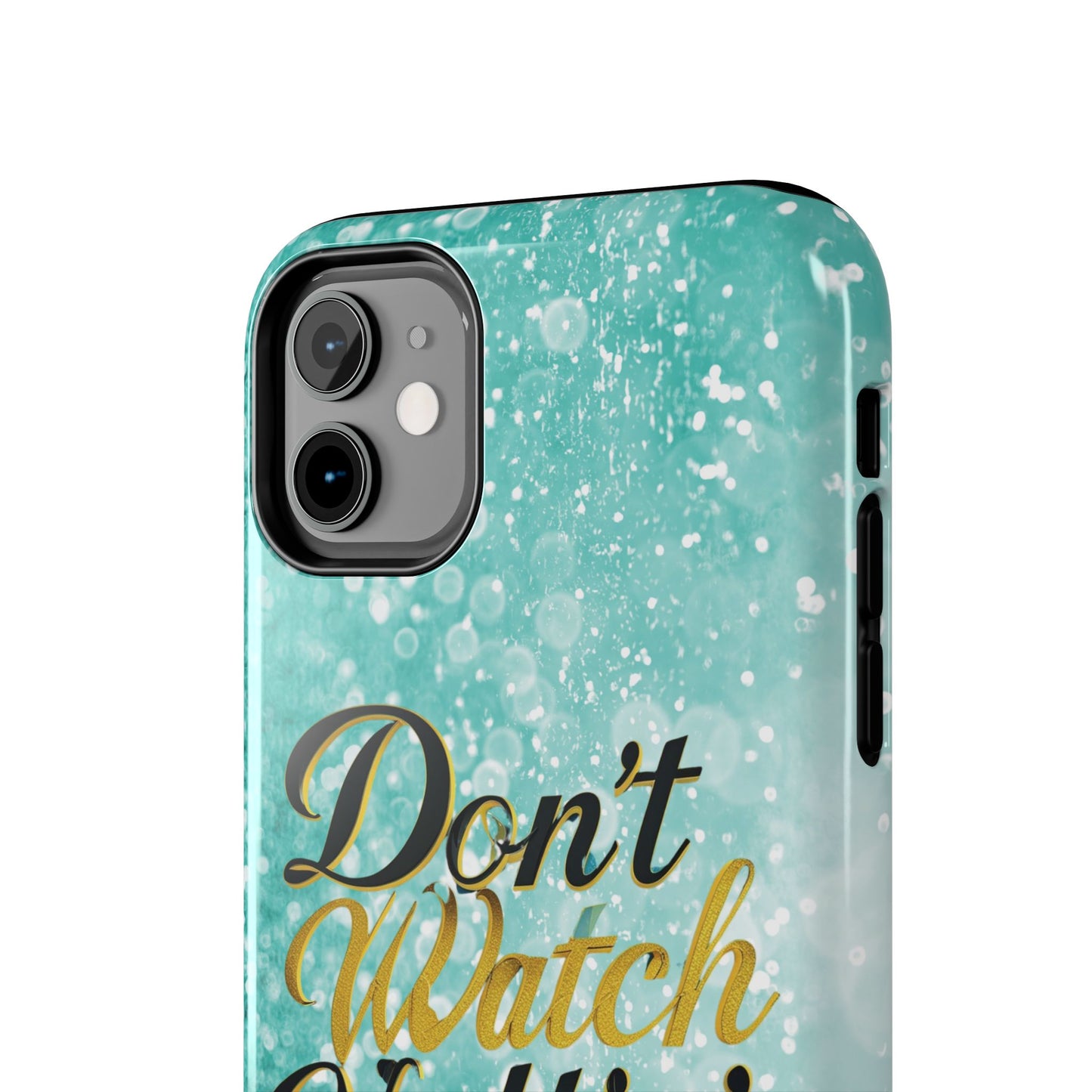 Unbothered Phone Case-Aqua