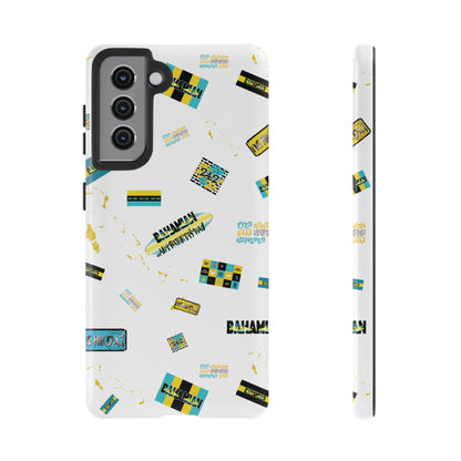 Bahamian Stamps White Phone case