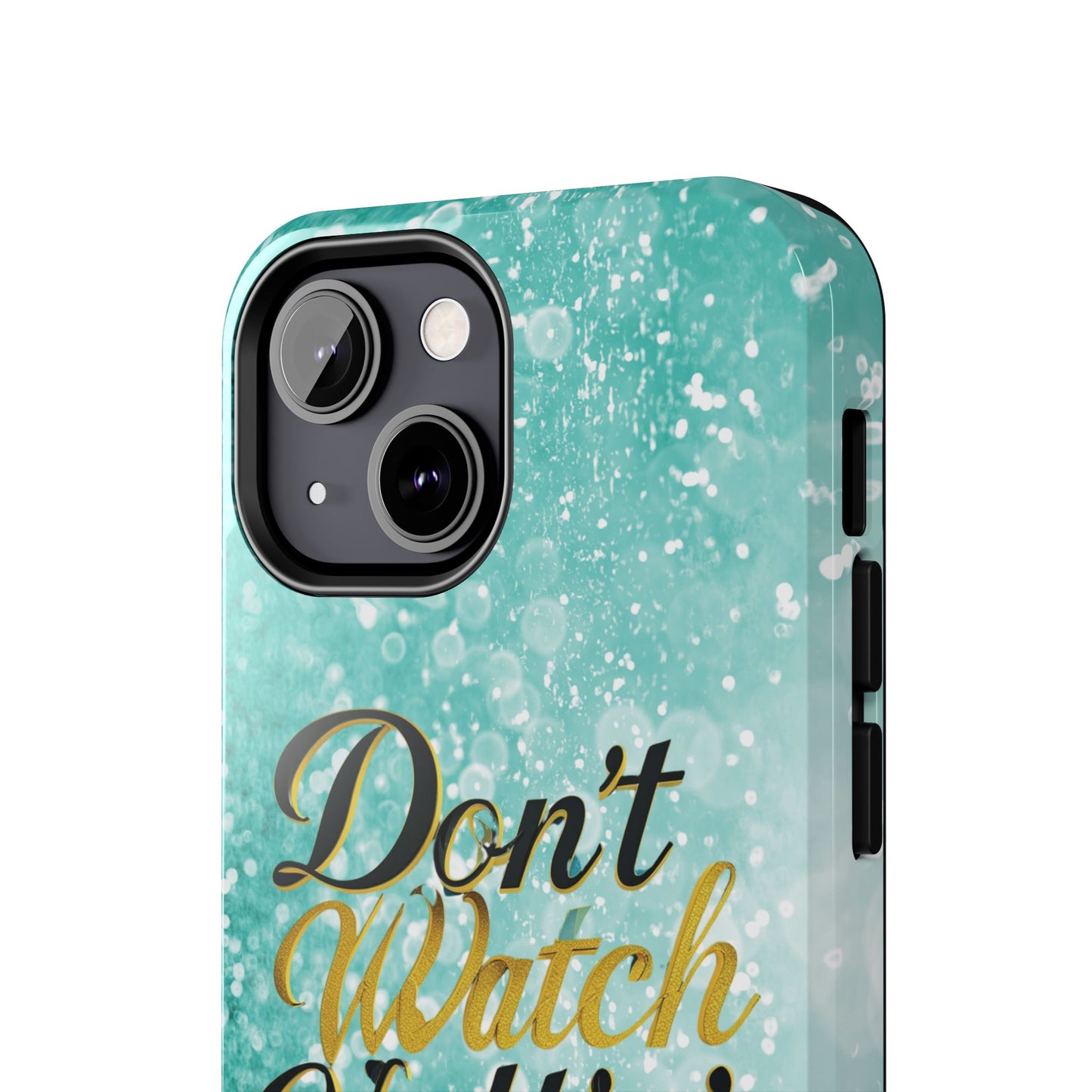 Unbothered Phone Case-Aqua