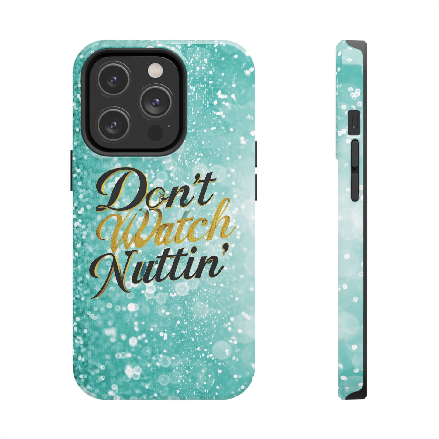 Unbothered Phone Case-Aqua