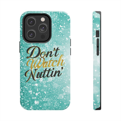 Unbothered Phone Case-Aqua