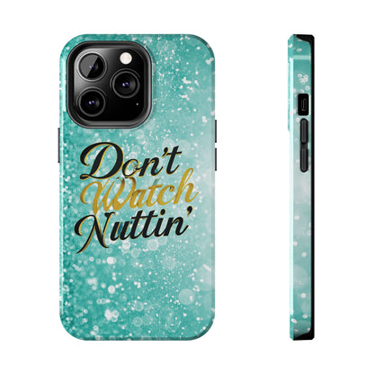 Unbothered Phone Case-Aqua